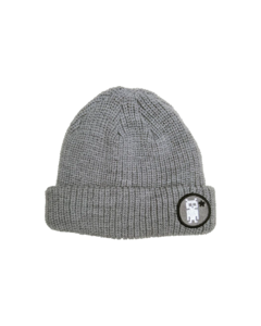 DARKROOM CARBON HEATHERED WOVEN BEANIE GREY