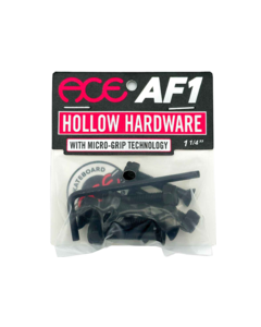 ACE 1.25" ALLEN HOLLOW W/GRIPPERS HARDWARE SET BLK