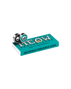 MEOW ABEC-7 BEARINGS SET TEAL