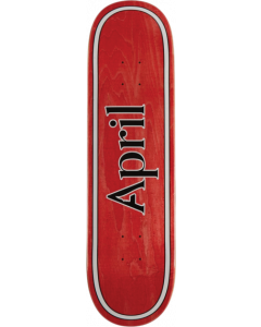 APRIL AP OG LOGO DECK-8.38 RED/BLK/WHT