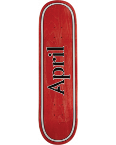 APRIL AP OG LOGO DECK-8.5 RED/BLK/WHT