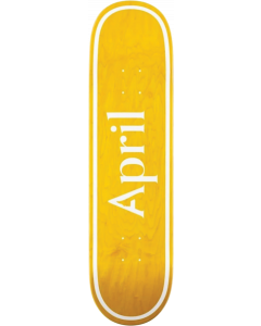 APRIL OG LOGO DECK-8.0 YELLOW