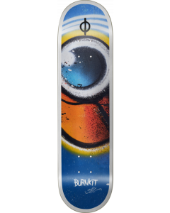 BURNKIT VISUALIZE DECK-8.0 BLUE/WHITE