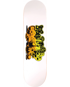 5BORO SP-ONE BUBBLE DECK-8.5 WHT/GRN/YEL