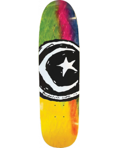 FOUND STAR AND MOON DYED DECK-8.0 RAINBOW DYE