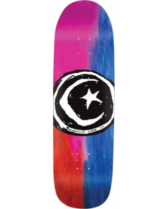 FOUND STAR AND MOON DYED DECK-9X31.5 PURPLE/BLUE