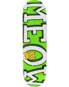 MEOW LOGO DECK-8.25 GREEN