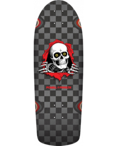 PWL/P OG RIPPER CHECKER 14 DECK-10x30 SIL/BLK