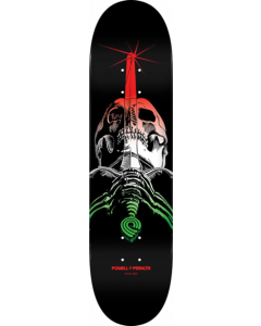 PWL/P SKULL/SWORD FADE GREEN DK-8.25 BLK/GRN/RED