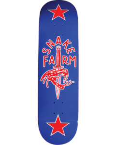 SNAKE FARM BOOM STICK DECK-9.0 RED/WHT/BLU