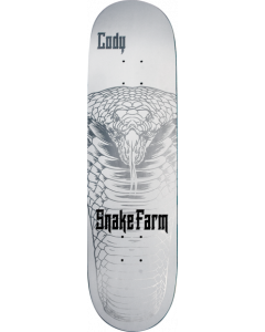 SNAKE FARM MCENTIRE SNAKE MOAN DECK-8.25 WHITE