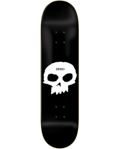 ZERO SINGLE SKULL DECK-8.75 BLK/WHT