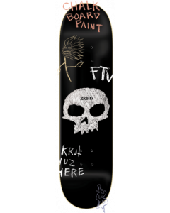 ZERO SINGLE SKULL CHALKBOARD DECK-8.5