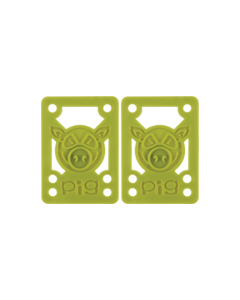 PIG PILES 1/8" HARD RISERS OLIVE single set