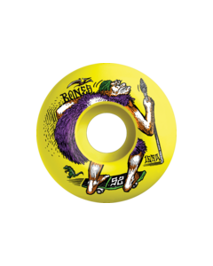 BONES 100's OG V4 NEONDERTHAL 52mm 100A YELLOW