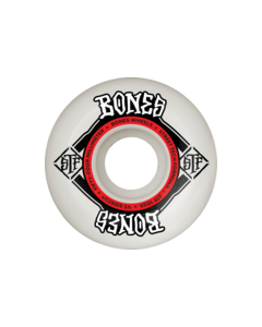 BONES STF V5 SQUARE LOGO 54MM 103a WHT/RED