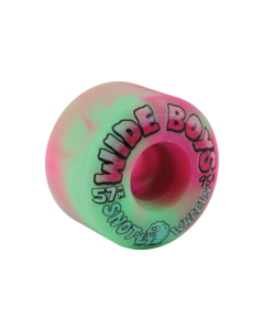 SNOT WIDE BOYS 57MM 95A GRN/PINK SWIRL