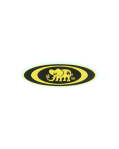 BLL OVAL ELEPHANT DECAL SINGLE ASST.