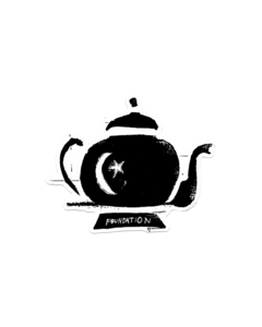 FOUND TEAPOT DECAL single