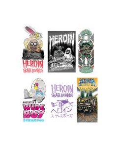 HEROIN 12/PK ASST. TEGGXAS STICKER PACK ASST.