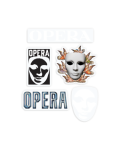 OPERA STAGE 10/PACK ASSORTED STICKERS