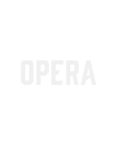 OPERA LOGO VINYL DIE-CUT STICKER WHITE