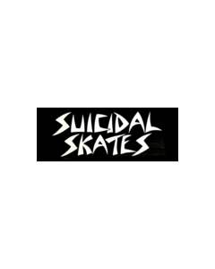 SUICIDAL SKATES LOGO DECAL BLK/WHT