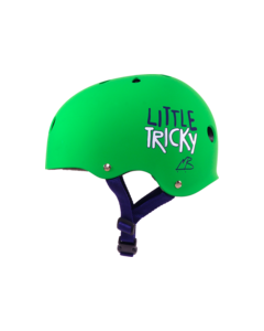 T8 LITTLE TRICKY HELMET GREEN RUBBER eps liner