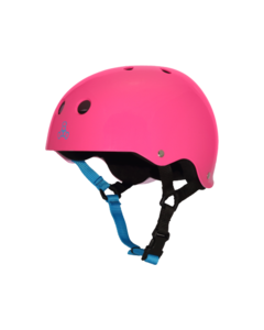 T8 HELMET NEON GLOSS FUCHSIA M