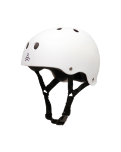 T8 HELMET WHITE RUBBER XL