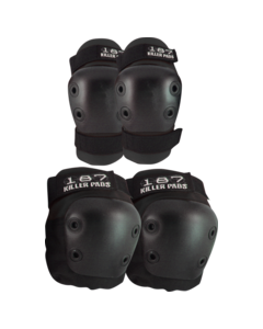 187 COMBO PACK KNEE/ELBOW PAD SET XS-BLACK