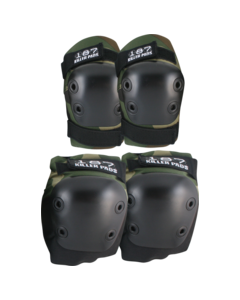 187 COMBO PACK KNEE/ELBOW PAD SET XS-CAMO