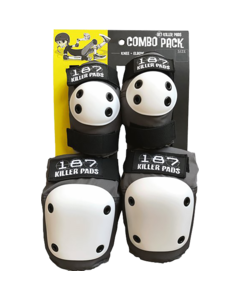 187 COMBO PACK KNEE/ELBOW PAD SET S/M-GREY