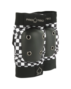 PROTEC STREET ELBOW YTH-CHECK BLK/WHT