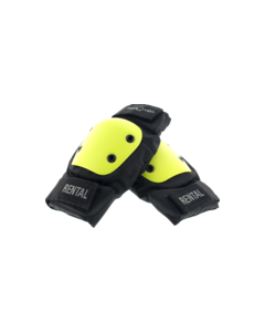 PROTEC RENTAL ELBOW L-BLK/YEL W/BLK STRAPS