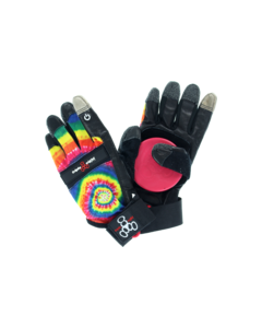 T8 DOWNHILL SLIDE GLOVES XS-TIE DYE/BLK