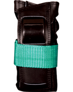 TRIPLE 8 RENTAL WRIST GUARDS S-BLK W/GREEN