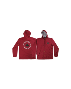 THRASHER NEW OATH COACH JACKET S-CARDINAL RED/BLK