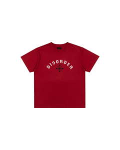 DISORDER ARCH LOGO SS S-DISORDER RED