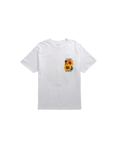 5BORO YELLOW FLOWER SS M-WHITE