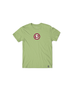 GIRL L7 LOGO SS XL-PISTACHIO GRN