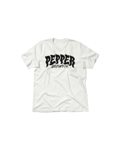 PEPPER LOGO SS S-WHITE