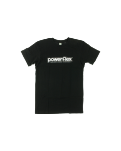 POWERFLEX LOGO SS S-BLACK/WHT