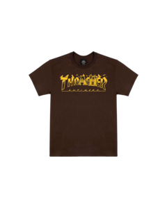 THRASHER ANTI-HERO PIGEON MAG SS S-DK.CHOCOLATE