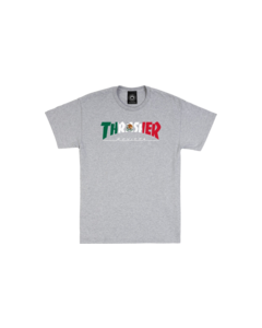 THRASHER MEXICO REVISTA SS S-HEATHER GREY