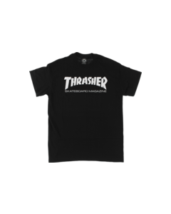 THRASHER SKATE MAG SS S-BLK/WHT