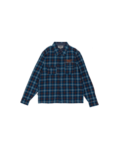 AH BASIC EAGLE FLANNEL LS S-BLUE/ORG