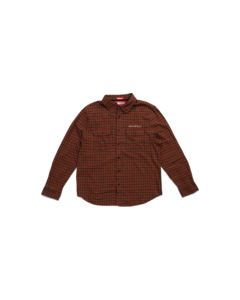 BAKER FLAMES LS FLANNEL S-RED