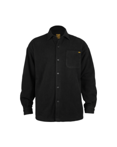 BONES BLACK AND GOLD BUTTONUP FLEECE JACKET XS-BLK