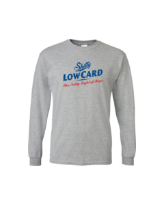 LOWCARD NATTY LOGO LS XL-HEATHER GREY